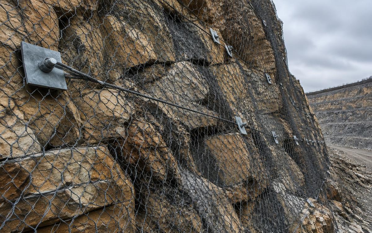 Drapery mesh installation