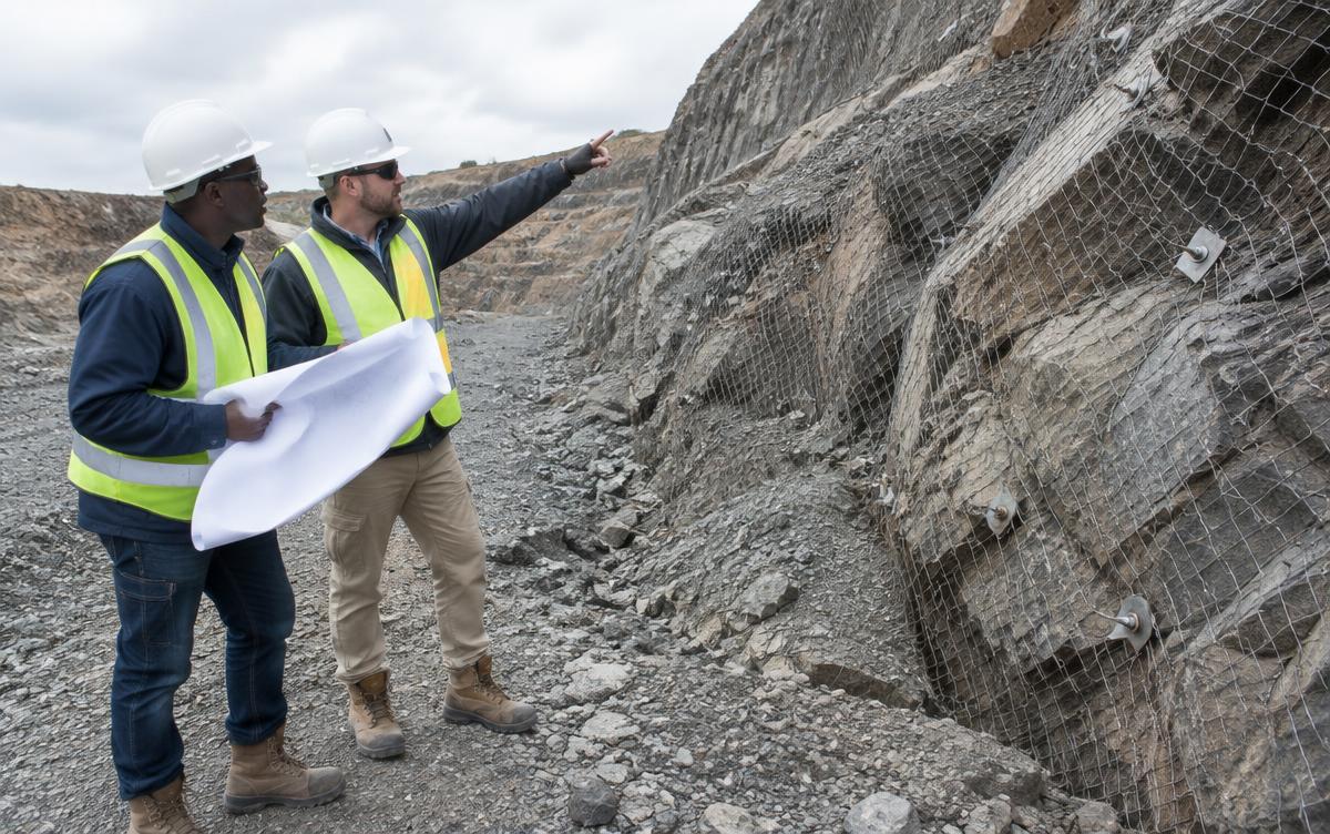 Delta Earth specialist work team on site